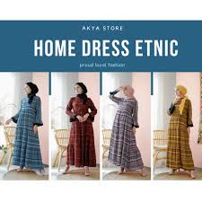 Berapa pun yang diberikan oleh suami harus mampu mencukupi untuk kebutuhan rumah tangga selama sebulan. Home Dress Etnic Wanita Muslimah Murah Stylish Cocok Untuk Wanita Ibu Rumah Tangga Shopee Indonesia