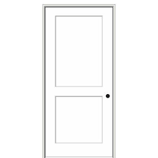 Verona Home Design Panelled Solid Wood Primed Moulded Interior Standard Door Size 37 5 X 81 75 Handing Left Hand Glass Barn Doors Barn Style Doors Interior Design Kitchen
