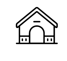 Dog House Icon This Is A Icon It Is A Part Of A Collection Of 58 900 Flat Icons Produced By Icons8 Icons Follow The Home Icon Dog House Cute Cartoon Drawings