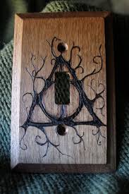 Deathly Hallows Harry Potter Light Switch Wall By Thegypsyssatchel 22 00 Harry Potter Room Decor Harry Potter Nursery Harry Potter Room