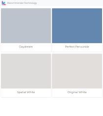 See more ideas about sherwin williams paint colors, sherwin william paint, sherwin williams. Daydream Perfect Periwinkle Spatial White Original White Sherwin Williams Paint Colors Paint Color Palettes Outside Patio