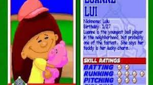 Fictional characters are only shown. Ranking The Kids In Backyard Baseball Blueshirt Banter