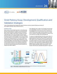 In this study, we illustrate the usefulness to quantitatively analyze high affinity protein ligand interactions employing a. Octet Potency Assay Development Qualification And Validation Strate