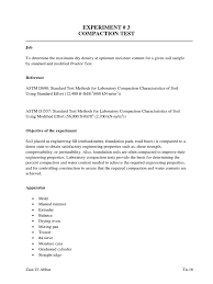 Experiment Compaction Test Standard Proctor Horticulture And Gardening Earth Life Sciences