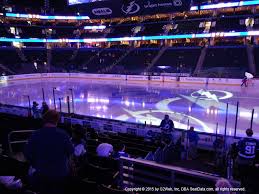 Amalie Arena View From Section 130 Dress Code Enforced Rows