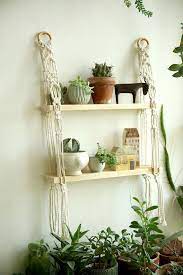 makramee regal makramee wandbehang regal regal moderne etsy makramee wandbehang boho dekor wandbehang