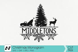 Download Christmas Monogram Svg Christmas Svg Christmas Clip Art Crella
