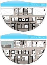 Banyan Tree Residences Riverside Bangkok Penthouse Duplex 838 70 Sqm Denah Lantai Denah Lantai Rumah