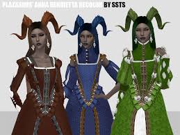 PLAZASIMS' ANNA HENRIETTA RECOLOR by SSTS Teen to Elder Fullbody Everyday,  Formal, Party. Disabled for Random Recolor...