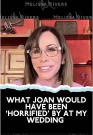 Melissa Rivers Wedding Prep