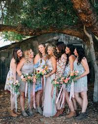 10 Weddings That Prove Mismatched Bridesmaids Dresses Rule Bridesmaid Dresses Mismatched Bridesmaids Bridesmaid