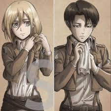 Historia And Levi Rivakuri Levistoria Kyojin Snk Shingeki No Kyojin
