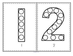 For personal, classroom, and public library use only. Number Dot Art Novocom Top