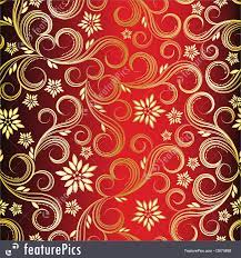 Background abstract beige education graduation cap abstract background with antique, luxury red and gold vintage frame, victorian banner, damask floral wallpaper ornament, invitation card, baroque. Abstract Patterns Floral Red And Gold Background Stock Illustration I2674868 At Featurepics