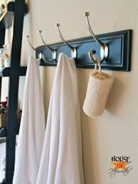 Towels, hangers holder, bath towels, bathroom hooks, bathroom robe hook. Master Bathroom Update New Towel Hooks House Of Hepworths
