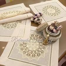 Masa Ortusu Dantelleri Yine Kestik Bictik Masa Ortusu Calistik Ve Almanya Ya Yolcu Ettik Bu Aralar Hep Gurbetci Kardeslerimi Napkin Rings Cotton