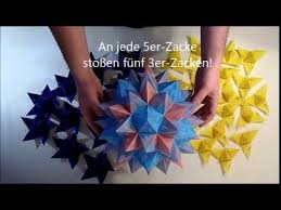 Faltanleitung Fur Einen Rhombo Stern Rhombo Star Origami Folding Instruction Origami Papiersterne Basteln Weihnachtsstern Basteln