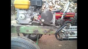 how v belt clutch works x2f my little homemade garden tractor part5 youtube garden tractor square foot gardening tractors