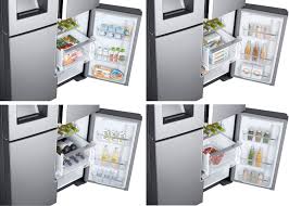 Check spelling or type a new query. Samsung Rf28k9380sr 36 Inch 4 Door French Door Refrigerator With 28 Cu Ft Capacity 4 Temperature Flexzone Compartment Food Showcase Door Glass Shelves Energy Star And External Water Ice Dispenser Stainless Steel