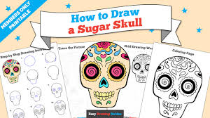 Check spelling or type a new query. How To Draw A Sugar Skull Easy Drawing Guides