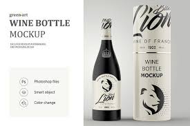 Matte Glass Wine Bottle Mockup Bottle Mockup Design Mockup Free Mockup