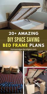 Try a few of these space saving small bedroom ideas and be amazed at what a difference a few little changes can make! 20 Amazing Diy Space Saving Bed Frame Ideas Plans For 2021