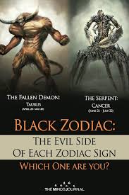 Aries have a hard time with monogamy simply because they have no impulse control. Black Zodiac The Evil Side Of Each Zodiac Sign Mind Journal Zodiac Signs Leo Zodiac Zodiac Signs Scorpio