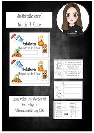 E3 orientierung in der stadt. Mini Herbstferienheft Fur Die 3 Klasse Unterrichtsmaterial In Den Fachern Deutsch Fachubergreifendes Mathematik Erste Klasse Unterrichtsmaterial Mini