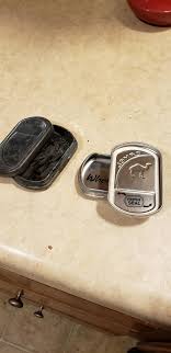 Drill a larger hole in the center for filling the stove with alcohol. Camel Snus Cans To Make Char And Keep Things In My Buddy At Work Chews These And Gives Me His Empty Cans They Are Excellent Little Tins To Keep Things Like Hooks