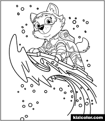 Mighty Pups Para Colorear Busqueda De Google Paw Patrol Para Colorear Everest Paw Patrol Barbie Para Colorear