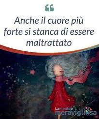 Anche Il Cuore Piu Forte Si Stanca Di Essere Maltrattato La Mente E Meravigliosa Sentimenti Feriti Citazioni Nostalgia Citazioni Sagge