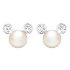 Mickey Mouse Pearl Earrings By Crislu Shopdisney