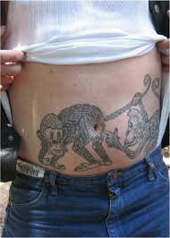  A Terrible Purpose That Is Warning Belly Buttons As Butts Ahead Tato Dada Wanita Tato Keren Desain Tato