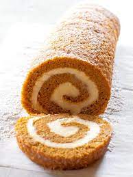 Pumpkin cake, also called pumpkin roll, is easy to make and sure to please, perfect for thanksgiving or christmas parties. Pumpkin Roll Recipe The Girl Who Ate Everything