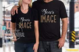 Download 486 Couple T Shirt Mockup Free Download Dxf Include Free Psd Mockup All Template Design Assets