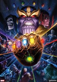 Thanos Infinity Gauntlet Print By Fabian Schlaga Through Sideshow Collectibles Thanos Infinity Gauntlet Thanos Marvel Marvel Comics Art