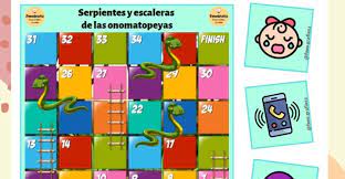 Es un juego de mesa basado en el tablero popular serpientes y escaleras. Dislexia Serpientes Y Escaleras De Onomatopeyas Orientacion Andujar