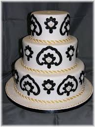 Customer wanted a black white and gold cake. 3 Tier Black White Gold Cake Cake Decorating Community Cakes We Bake