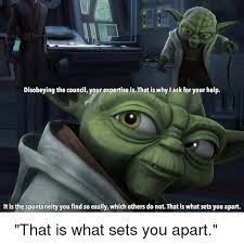 Yoda An Anakin Star Wars Jokes Star Wars Humor Star Wars Memes