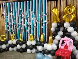 Debut Party 18th Birthday Client Of Me Art Balloons Marikina Cainta Philippines For Party Event Requi Balloon Decorations Party 18th Birthday Balloons