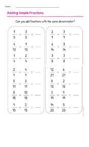 A brief description of the worksheets is on each of the worksheet widgets. Adding And Subtracting Fractions With Like Denominators Worksheet