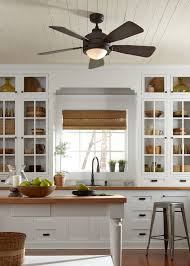 Low profile ceiling fans are great for small rooms with low ceilings. Ceiling Fans Rustic Kitchen New York By We Got Lites Houzz