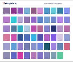 Trying to match that perfect hue or shade of blue? Color Palette Ideas From Blue Pink Purple Image Icolorpalette