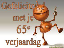 Jakosawi E Cards 65 Jaar Robot