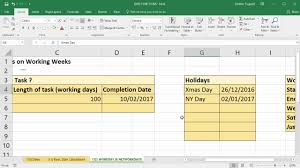 You can then double click workday and follow. Use Excel To Add Days To Date Excluding Weekends And Holidays Youtube