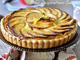 4 pendant ce temps, mélanger la maïzena, le sucre, les oeufs et les pommes. Tarte Aux Pommes Creme Patissiere Vanille Recette Par Mes Inspirations Culinaires
