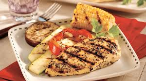 Depends if the chicken has the calories: Grilled Chicken With Vegetables American Heart Association Recipes