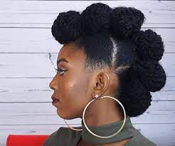Try The Faux Hawk Updo Tutorial On Short Natural Hair For An Awesome Protective Style That Is Unique Natural Hair Updo Short Natural Hair Styles Faux Hawk Updo