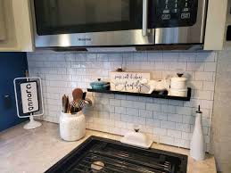 Installing peel and stick backsplash is very easy, and the result looks great. 17 Peel And Stick Kitchen Rv Backsplash Ideas The Crazy Outdoor Mama