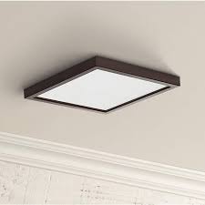 Pancake Disc 5 1 2 Square Bronze Led Outdoor Ceiling Light 61x50 Lamps Plus